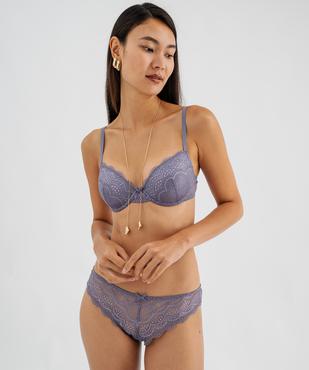 Culottes en dentelle et tulle femme (lot de 2) vue9 - GEMO(HOMWR FEM) - GEMO