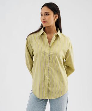 Chemise manches longues à rayures femme vue4 - GEMO(FEMME PAP) - GEMO
