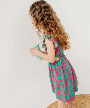Robe sans manches en viscose fluide imprimée fille vue1 - GEMO 4G FILLE - GEMO