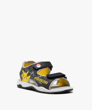 Sandales garçon à scratch sportswear Pikachu - Pokemon vue2 - POKEMON - GEMO