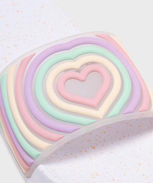 Mules de piscine à motif coeur fille vue6 - GEMO (PLAGE) - GEMO