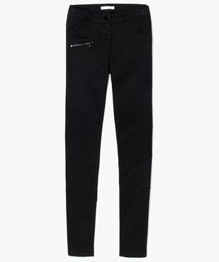 Pantalon slim style biker vue2 - GEMO (JUNIOR) - GEMO