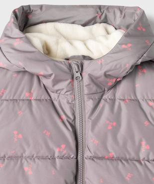 Doudoune doublée polaire fille vue3 - GEMO 4G FILLE - GEMO