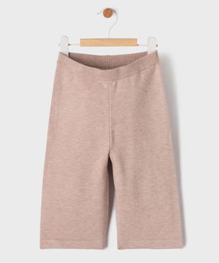 Pantalon large en maille tricotée bébé fille vue1 - GEMO 4G BEBE - GEMO