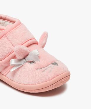Chaussons bébé fille bottillons en forme de chat - Mieux vue6 - GEMO 4G BEBE - GEMO