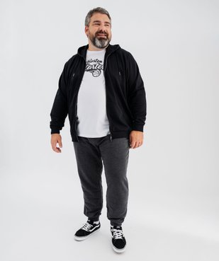 Pantalon de jogging molletonné homme vue11 - GEMO 4G HOMME - GEMO