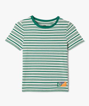 Tee-shirt à manches courtes rayé garçon - Camps United vue1 - CAMPS GEMO FOR GOOD - GEMO