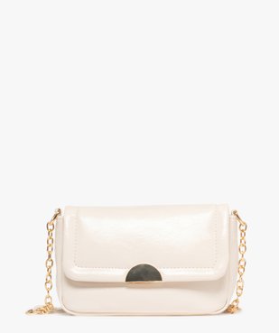 Sac besace compact à matelassage verni femme vue2 - GEMO (ACCESS) - GEMO