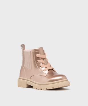 Bottines métallisées avec semelle crantée fille - Lovely Wings vue2 - LOVELY WINGS GEMO FOR GOOD - GEMO