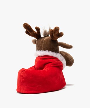 Chaussons garçon 3D spécial Noël en forme de renne vue4 - GEMO 4G GARCON - GEMO