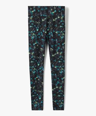 Legging de sport fille imprimé à large ceinture élastique vue1 - GEMO (JUNIOR) - GEMO