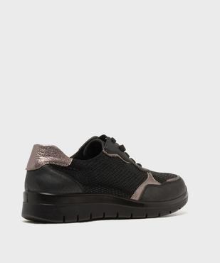 Baskets confort à lacets élastiques et semelle à mémoire de forme femme - g'flex vue4 - G'FLEX - GEMO