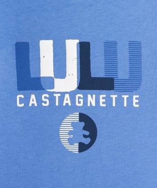 Tee-shirt à manches courtes avec inscription bébé garçon - LuluCastagnette vue2 - LULUCASTAGNETTE - GEMO