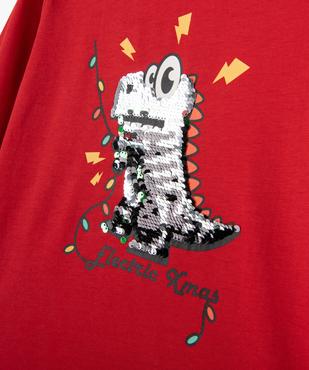Tee-shirt de Noël à sequins garçon vue3 - GEMO (ENFANT) - GEMO