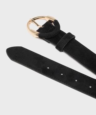 Ceinture suédée à boucle fantaisie femme vue2 - GEMO (ACCESS) - GEMO