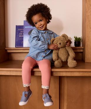 Legging réversible bébé fille - LuluCastagnette vue3 - LULU CASTAGNETTE GEMO FOR GOOD - GEMO