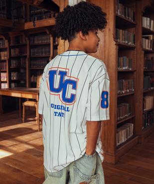 Tee-shirt de sport forme chemise garçon - Camps United vue5 - CAMPS - GEMO