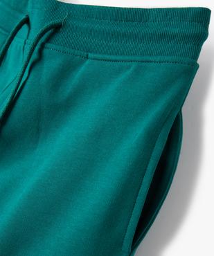Bermuda en maille avec ceinture élastique garçon vue3 - GEMO (JUNIOR) - GEMO