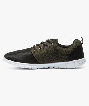 Baskets en mesh bicolores fermeture à lacets vue3 - GEMO (SPORTSWR) - GEMO