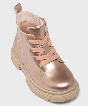 Bottines métallisées avec semelle crantée fille - Lovely Wings vue5 - LOVELY WINGS GEMO FOR GOOD - GEMO