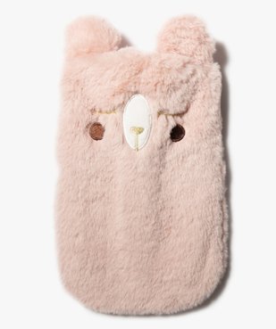 Bouillotte fille en matière peluche motif animal vue1 - GEMO - GEMO