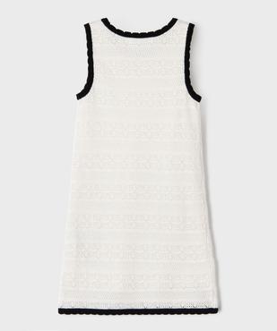Robe courte sans manches en crochet fille vue4 - GEMO (ENFANT) - GEMO