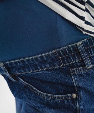 Jean de grossesse wide leg en denim délavé vue2 - GEMO 4G MATERN - GEMO