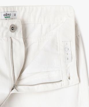 Jean large taille haute fille vue6 - GEMO 4G FILLE - GEMO