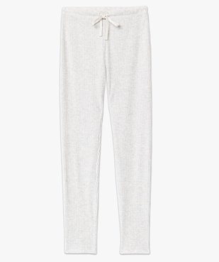 Pantalon de pyjama femme en maille côtelée vue4 - GEMO(HOMWR FEM) - GEMO
