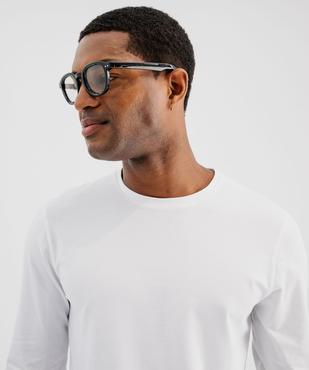 Tee-shirt à manches longues et col rond homme vue12 - GEMO 4G HOMME - GEMO