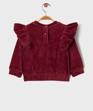 Sweat de Noël bébé fille vue3 - GEMO(BEBE DEBT) - GEMO