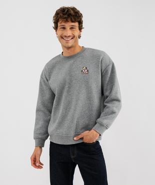 Sweat mixte en molleton chiné douillet  - LuluCastagnette et Alizée vue7 - LULUCASTAGNETTE - GEMO
