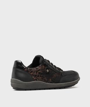 Derbies sportswear à bout carré femme vue4 - SOFTRELAX - GEMO