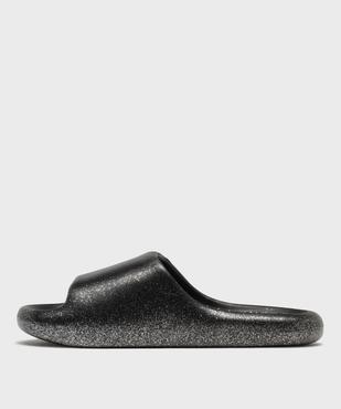 Mules de piscine à paillettes femme vue3 - GEMO (PLAGE) - GEMO