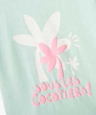 Tee-shirt manches courtes en coton imprimé fantaisie bébé fille vue3 - PREMIER PRIX BY GEMO - GEMO