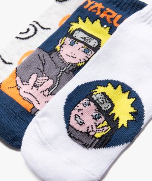 Chaussettes ultra courtes imprimées garçon - Naruto (lot de 3) vue3 - NARUTO - GEMO