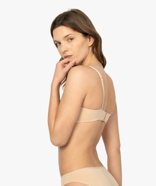 Soutien-gorge bandeau en microfibre avec bretelles muti-positions vue3 - GEMO(HOMWR FEM) - GEMO
