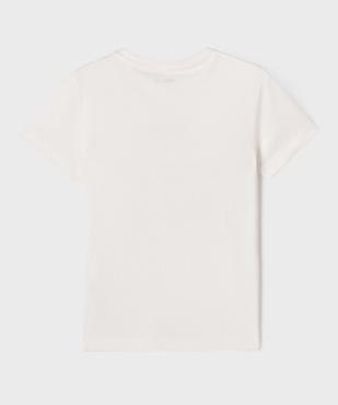 Tee-shirt manches courtes avec inscription garçon vue3 - GEMO (ENFANT) - GEMO