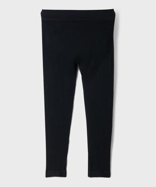 Legging long en maille côtelée extensible fille vue5 - GEMO (ENFANT) - GEMO
