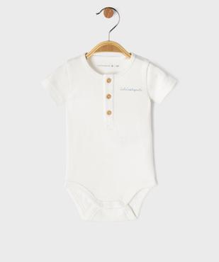 Ensemble 2 pièces bébé garçon body et barboteuse - LuluCastagnette vue4 - LULU CASTAGNETTE G4G D - GEMO