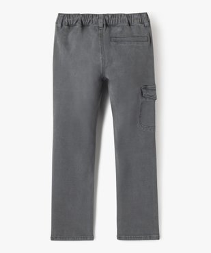 Pantalon cargo souple et extensible garçon - Camps United vue3 - CAMPS - GEMO