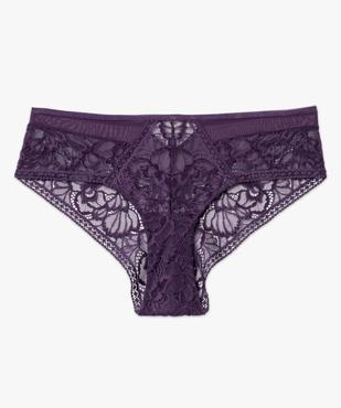 Shorty en dentelle et tulle femme vue4 - GEMO(HOMWR FEM) - GEMO