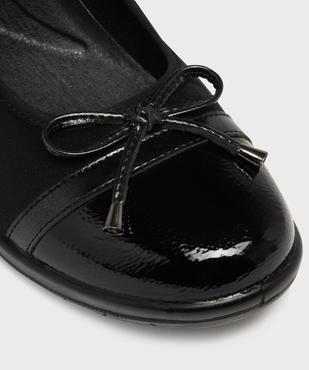 Ballerines confort avec empiècements vernis femme vue6 - G'FLEX - GEMO
