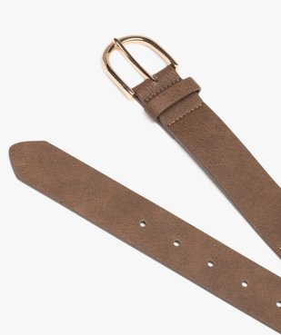 Ceinture à clous et œillets dorés femme vue2 - GEMO (ACCESS) - GEMO