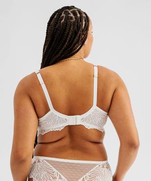 Soutien-gorge emboitant en dentelle femme grande taille vue6 - GEMO(HOMWR FEM) - GEMO
