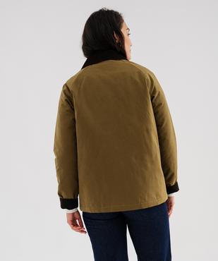 Veste col velours femme vue2 - GEMO 4G FEMME - GEMO