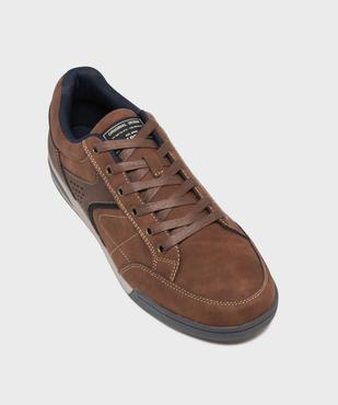 Baskets de ville bicolore à lacets homme - Urban Steps vue6 - URBAN STEPS - GEMO