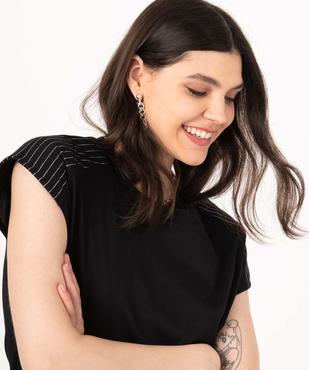 Tee-shirt sans manches coupe loose femme vue5 - GEMO(FEMME PAP) - GEMO