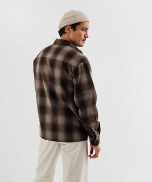 Surchemise à carreaux homme vue2 - GEMO (HOMME) - GEMO