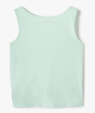 Débardeur fille noué à imprimé pailleté vue3 - GEMO (ENFANT) - GEMO